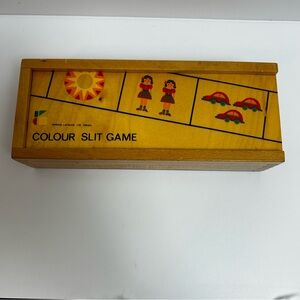 Vintage Colour Slit Game Doron Layeled Preschool Education Game